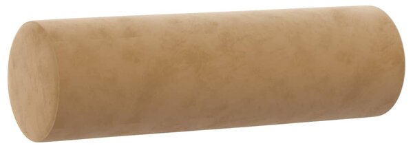 3 személyes barna bársony kanapé díszpárnákkal 180 cm