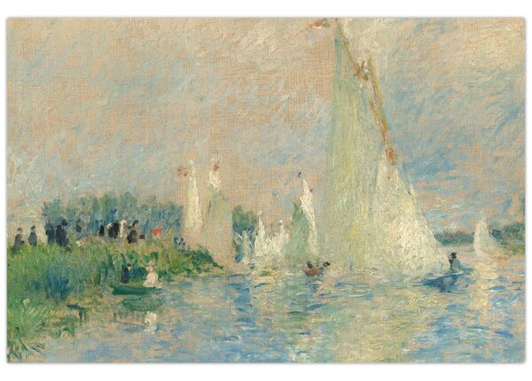 Kép - Auguste Renoir, Regatta at Argenteuil, reprodukciók (90x60 cm)