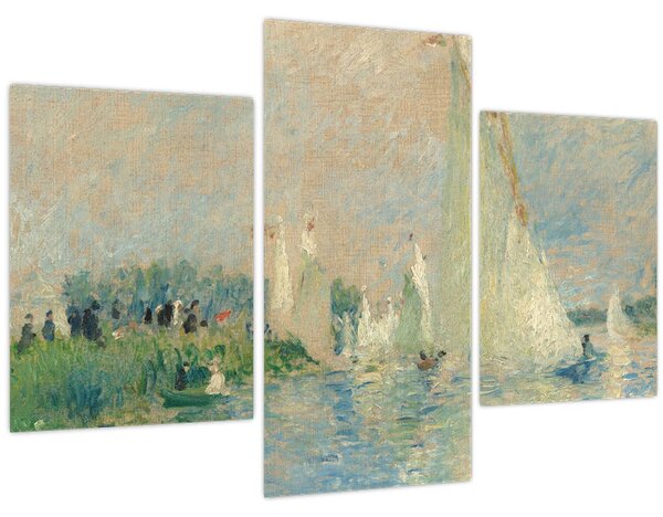 Kép - Auguste Renoir, Regatta at Argenteuil, reprodukciók (90x60 cm)