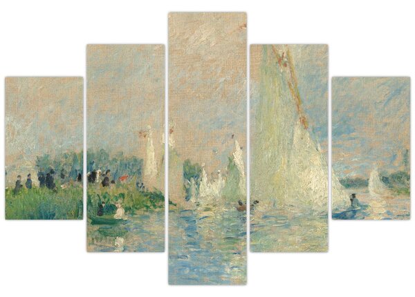 Kép - Auguste Renoir, Regatta at Argenteuil, reprodukciók (150x105 cm)