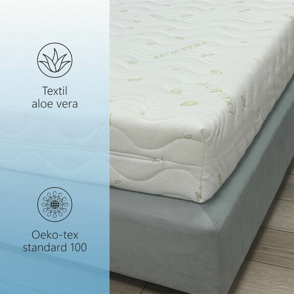 Best Sleep Dream Aloe Vera Ortopéd Memória Matrac, aloe vera terápiás, szteppelt, 90 x 200 cm