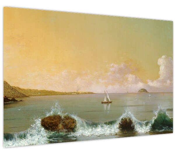 Kép - Martin Johnson Heade, Rio de Janeiro Bay, reprodukciók (90x60 cm)