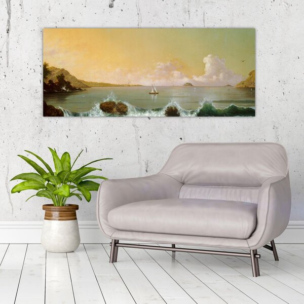 Kép - Martin Johnson Heade, Rio de Janeiro Bay, reprodukciók (120x50 cm)