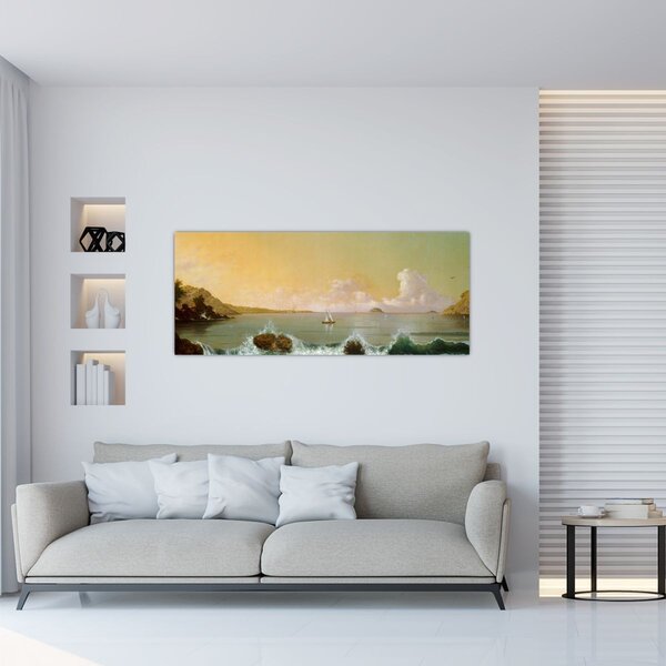 Kép - Martin Johnson Heade, Rio de Janeiro Bay, reprodukciók (120x50 cm)