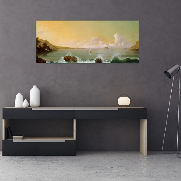 Kép - Martin Johnson Heade, Rio de Janeiro Bay, reprodukciók (120x50 cm)