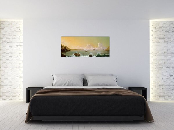 Kép - Martin Johnson Heade, Rio de Janeiro Bay, reprodukciók (120x50 cm)
