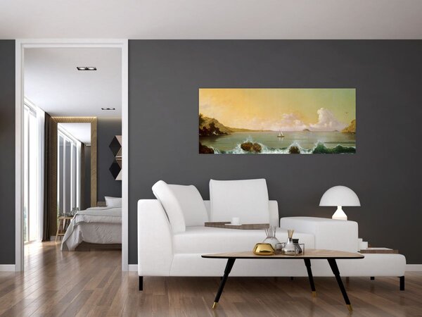 Kép - Martin Johnson Heade, Rio de Janeiro Bay, reprodukciók (120x50 cm)