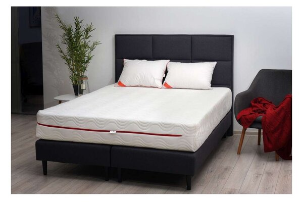 Best Sleep Ortopéd matrac Dream Waves, 70x190x25cm, poliuretán hab memóriával 7 cm, 7 komfortzóna, hipoallergén, megfordítható, közepes szilárdság