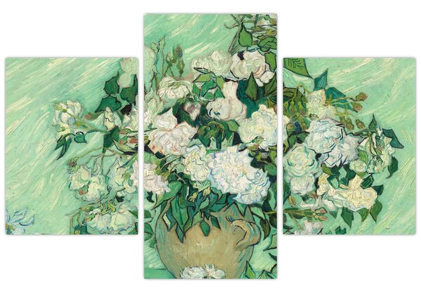 Kép - Vincent van Gogh, Roses, reprodukciók (90x60 cm)