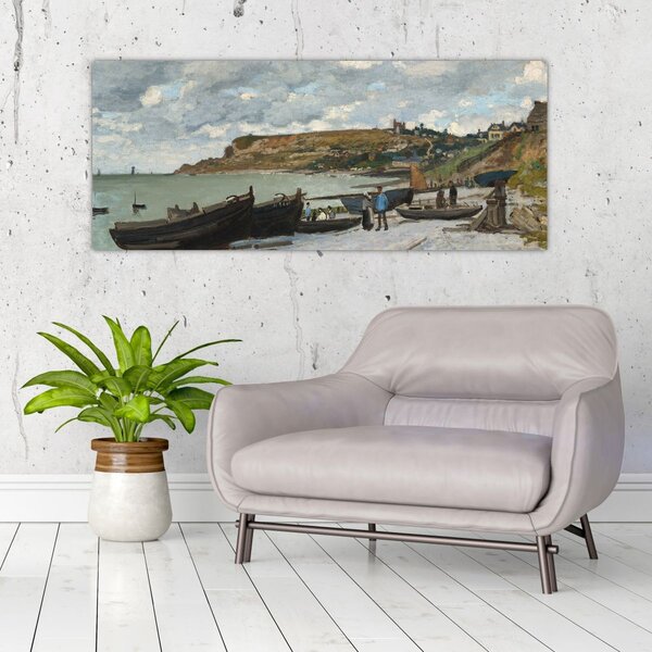 Kép - Claude Monet, Sainte Adresse, reprodukciók (120x50 cm)