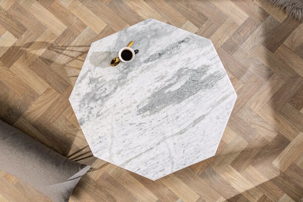 Dohányzóasztal DIAMANT 70 cm - fehér