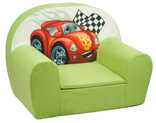 Gyermek fotel autó zöld