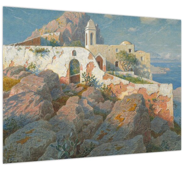 Kép - William Stanley Haseltine, Santa Maria a Cetrella, Anacapri, reprodukciók (70x50 cm)