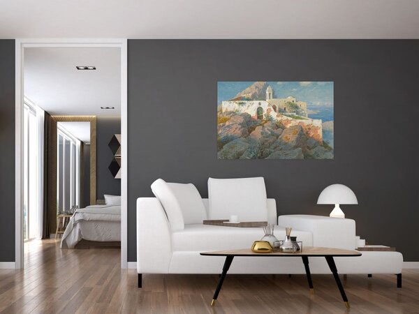 Kép - William Stanley Haseltine, Santa Maria a Cetrella, Anacapri, reprodukciók (90x60 cm)