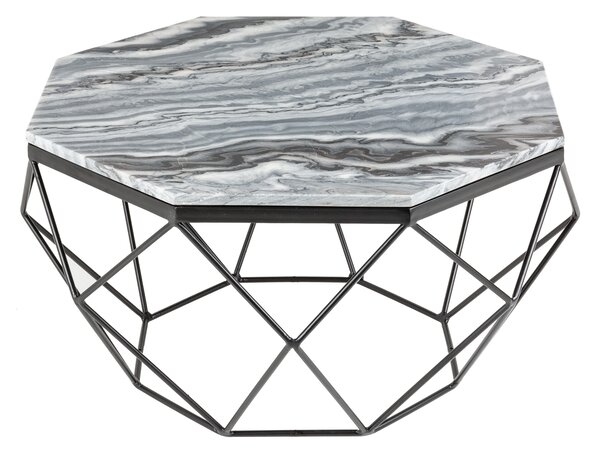 Dohányzóasztal DIAMANT 70 cm - szürke