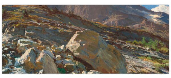 Kép - John Singer Sargent, Simplon Pass, reprodukciók (120x50 cm)