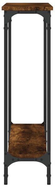 Füstös tölgy színű szerelt fa tálalóasztal 100x22,5x75 cm