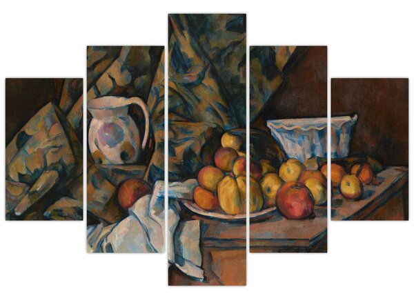 Kép - Paul Cézanne, Still Life with Apples and Peaches, reprodukciók (150x105 cm)
