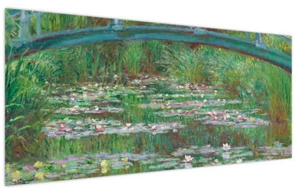 Kép - Claude Monet, The Japanese Footbridge, reprodukciók (120x50 cm)