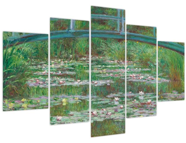 Kép - Claude Monet, The Japanese Footbridge, reprodukciók (150x105 cm)