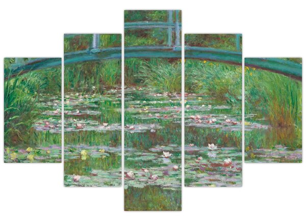 Kép - Claude Monet, The Japanese Footbridge, reprodukciók (150x105 cm)