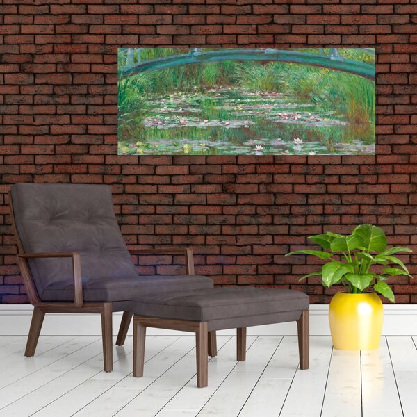 Kép - Claude Monet, The Japanese Footbridge, reprodukciók (120x50 cm)
