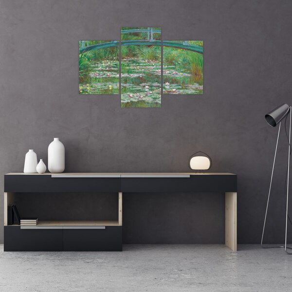Kép - Claude Monet, The Japanese Footbridge, reprodukciók (90x60 cm)