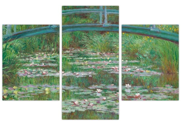 Kép - Claude Monet, The Japanese Footbridge, reprodukciók (90x60 cm)