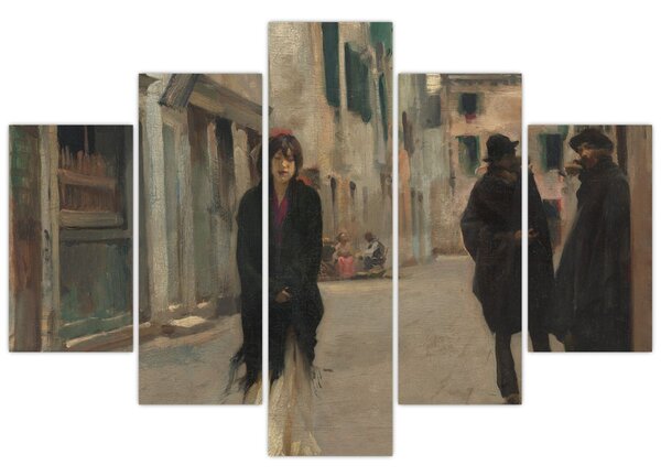 Kép - John Singer Sargent, Street in Venice, reprodukciók (150x105 cm)