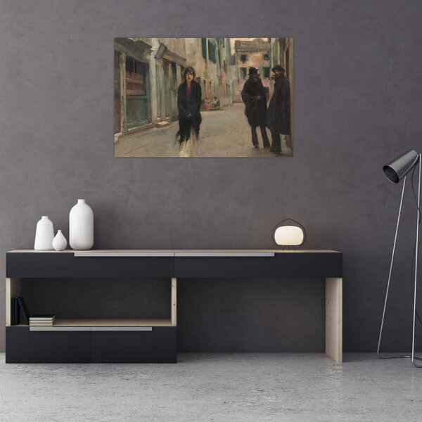 Kép - John Singer Sargent, Street in Venice, reprodukciók (90x60 cm)