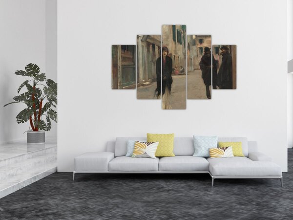 Kép - John Singer Sargent, Street in Venice, reprodukciók (150x105 cm)