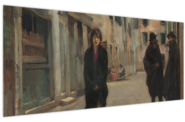Kép - John Singer Sargent, Street in Venice, reprodukciók (120x50 cm)