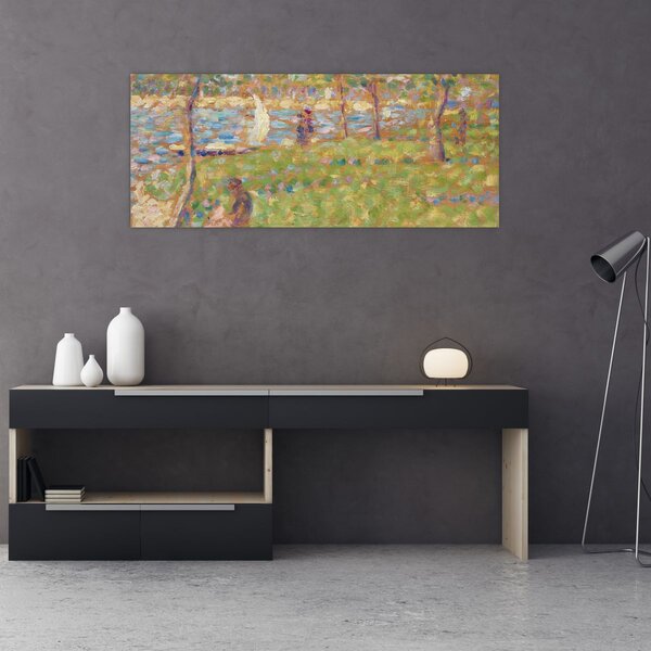 Kép - Georges Seurat, Study for "La Grande Jatte", reprodukciók (120x50 cm)