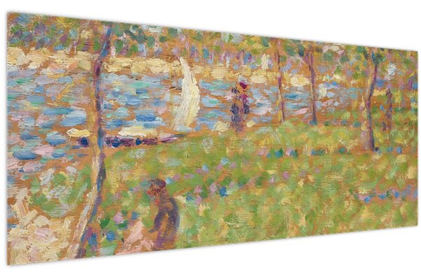 Kép - Georges Seurat, Study for "La Grande Jatte", reprodukciók (120x50 cm)