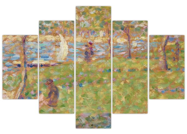Kép - Georges Seurat, Study for "La Grande Jatte", reprodukciók (150x105 cm)