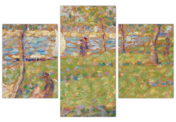 Kép - Georges Seurat, Study for "La Grande Jatte", reprodukciók (90x60 cm)