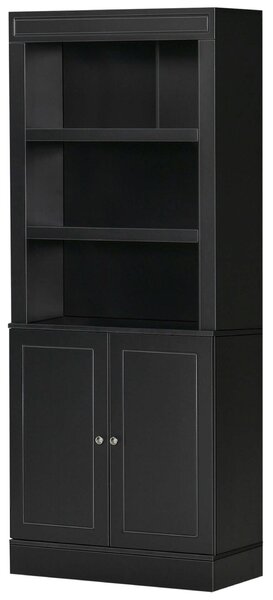 Konyhaszekrény, Homcom, MDF/PAL, fekete