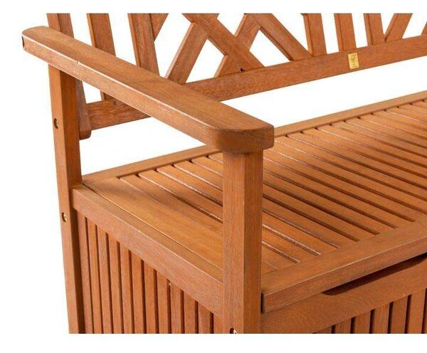 Kertész Pad - Eukaliptusz Fa - Tárolóval - 117.5cm