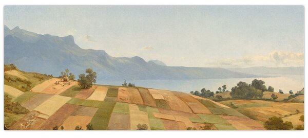 Kép - Alexandre Calame, Swiss Landscape, reprodukciók (120x50 cm)