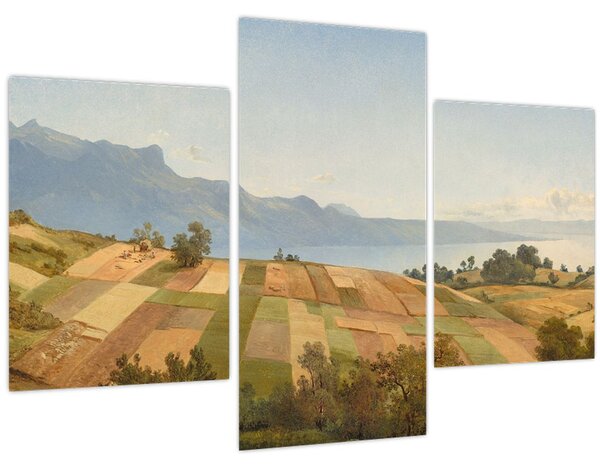 Kép - Alexandre Calame, Swiss Landscape, reprodukciók (90x60 cm)
