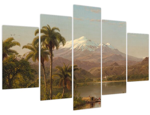 Kép - Frederic Edwin Church, Tamaca Palms, reprodukciók (150x105 cm)