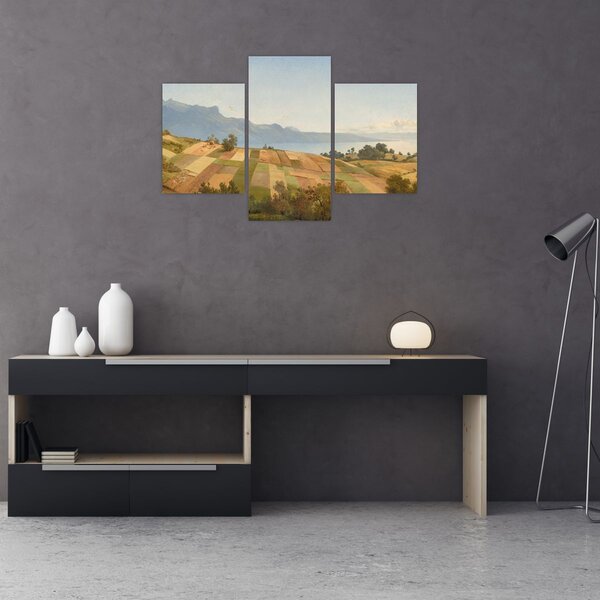 Kép - Alexandre Calame, Swiss Landscape, reprodukciók (90x60 cm)