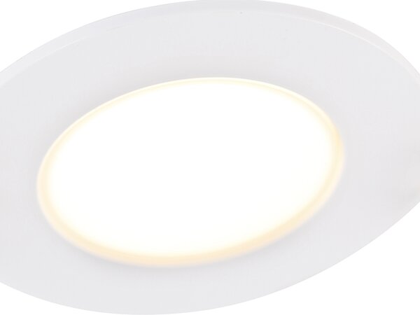 6 darabos süllyesztett spotlámpa készlet fehér, LED-del, 3 lépésben dimmelhető IP65 - Blanca