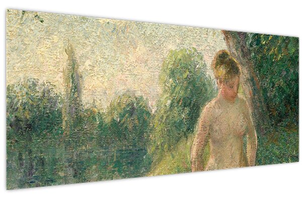 Kép - Camille Pissarro, The Bather, reprodukciók (120x50 cm)
