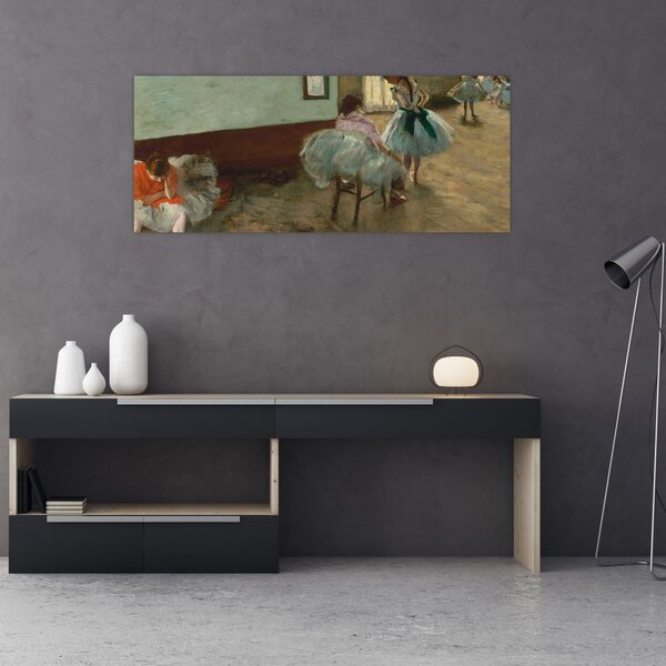 Kép - Edgar Degas, The Dance Lesson, reprodukciók (120x50 cm)