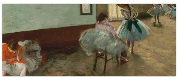Kép - Edgar Degas, The Dance Lesson, reprodukciók (120x50 cm)