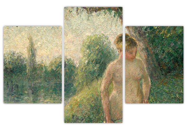 Kép - Camille Pissarro, The Bather, reprodukciók (90x60 cm)