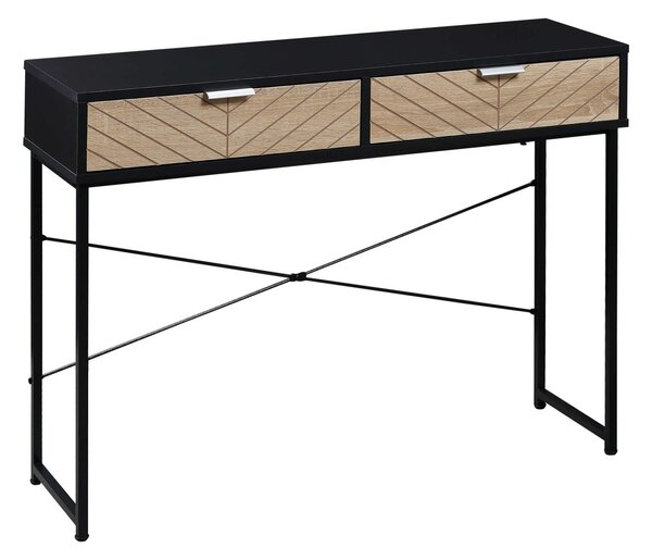 Fiók, Homcom, 100 x 30 x 75 cm, fém/PAL, fekete