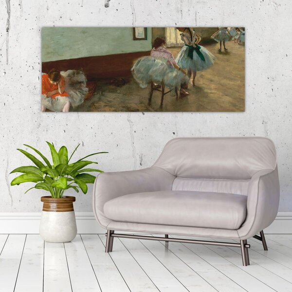 Kép - Edgar Degas, The Dance Lesson, reprodukciók (120x50 cm)