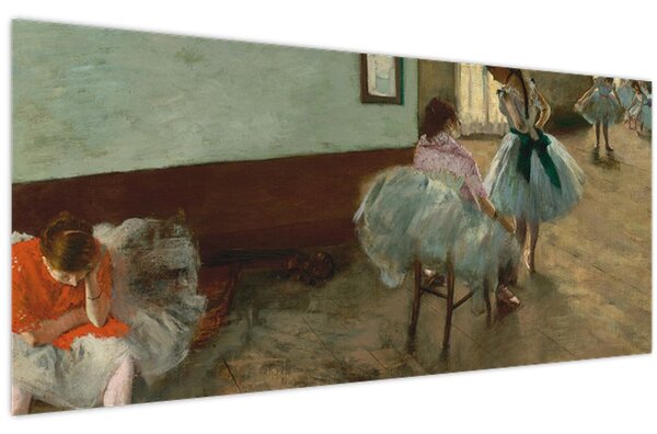 Kép - Edgar Degas, The Dance Lesson, reprodukciók (120x50 cm)